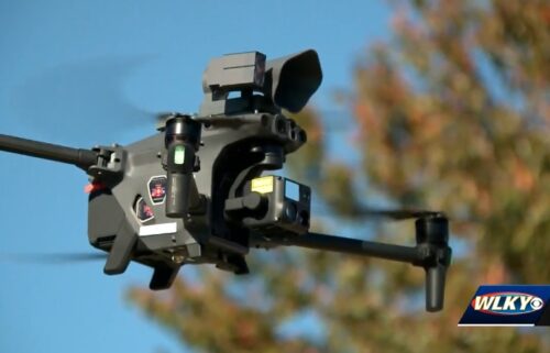 A drone is being credited with helping to lead law enforcement to a fugitive who