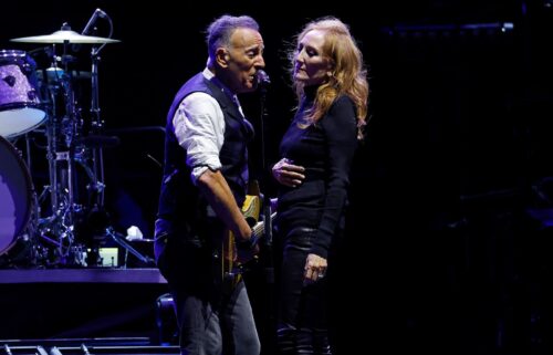 (From left) Bruce Springsteen and Patti Scialfa performing at the 2024 Sea.Hear.Now Festival in Asbury Park