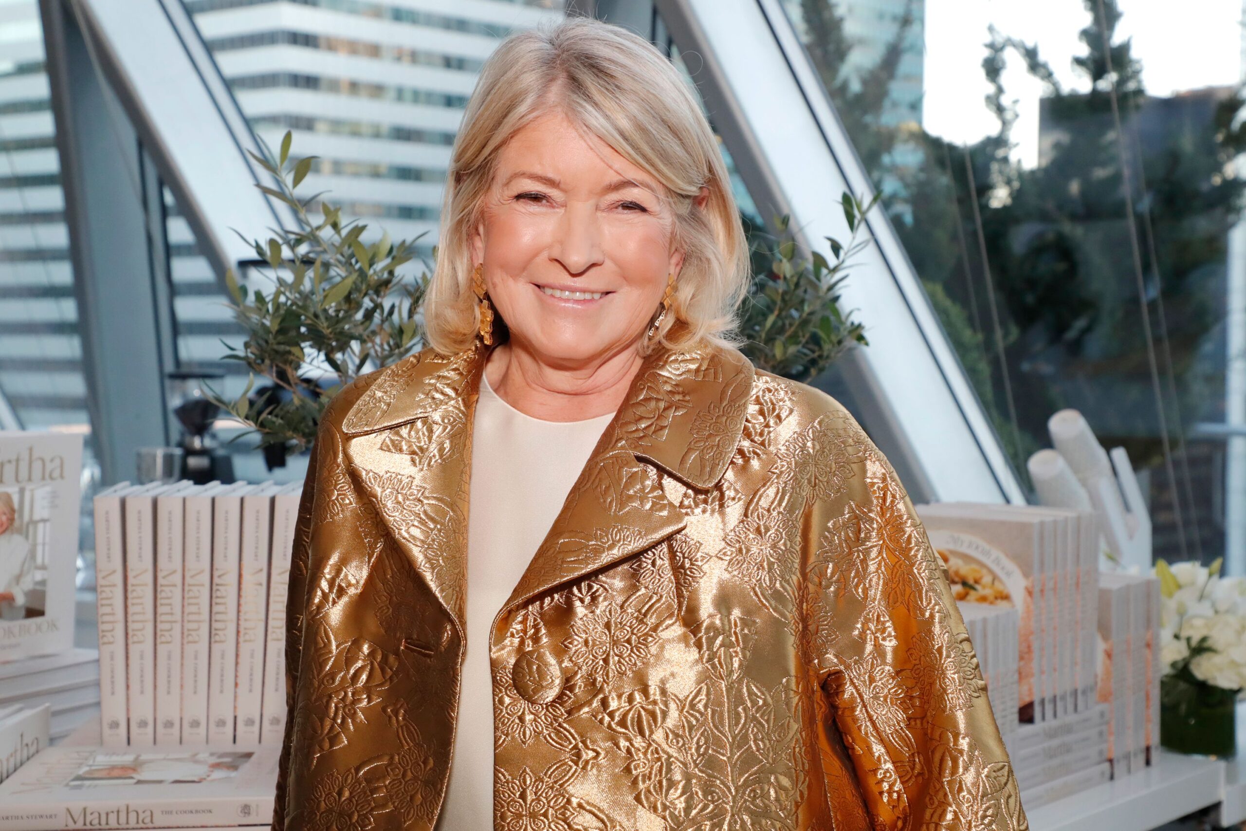 <i>Astrid Stawiarz/Getty Images via CNN Newsource</i><br/>Martha Stewart on October 16 in New York.