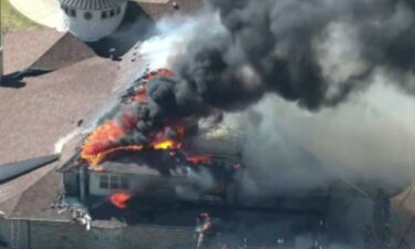 A massive fire severely damaged a $1 million home in rural Collin County Thursday afternoon.