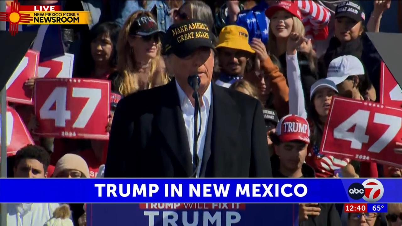 Watch: Donald Trump held rally in Albuquerque - KVIA