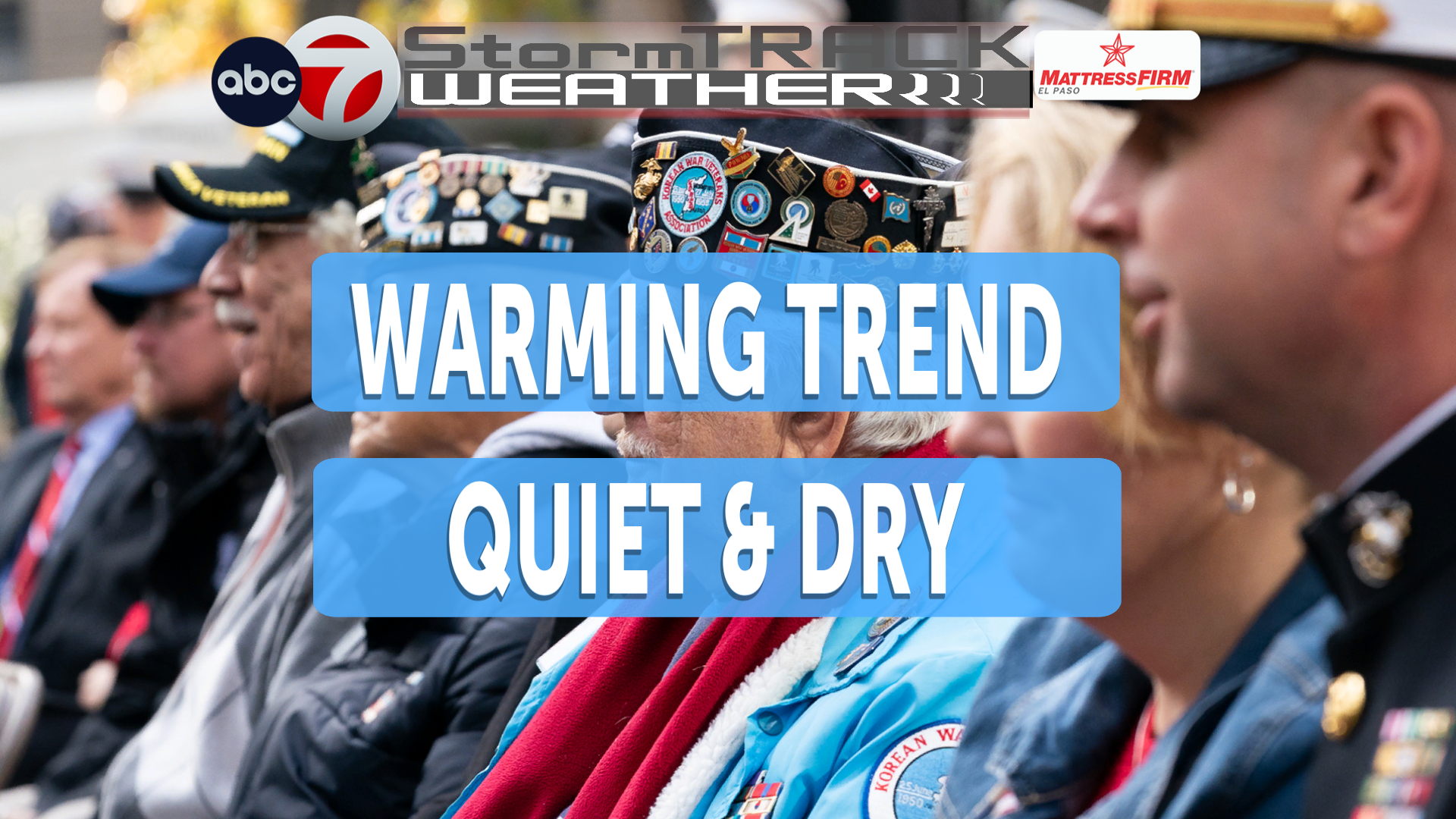 Warmer and drier weather expected for the Borderland with a cool ...