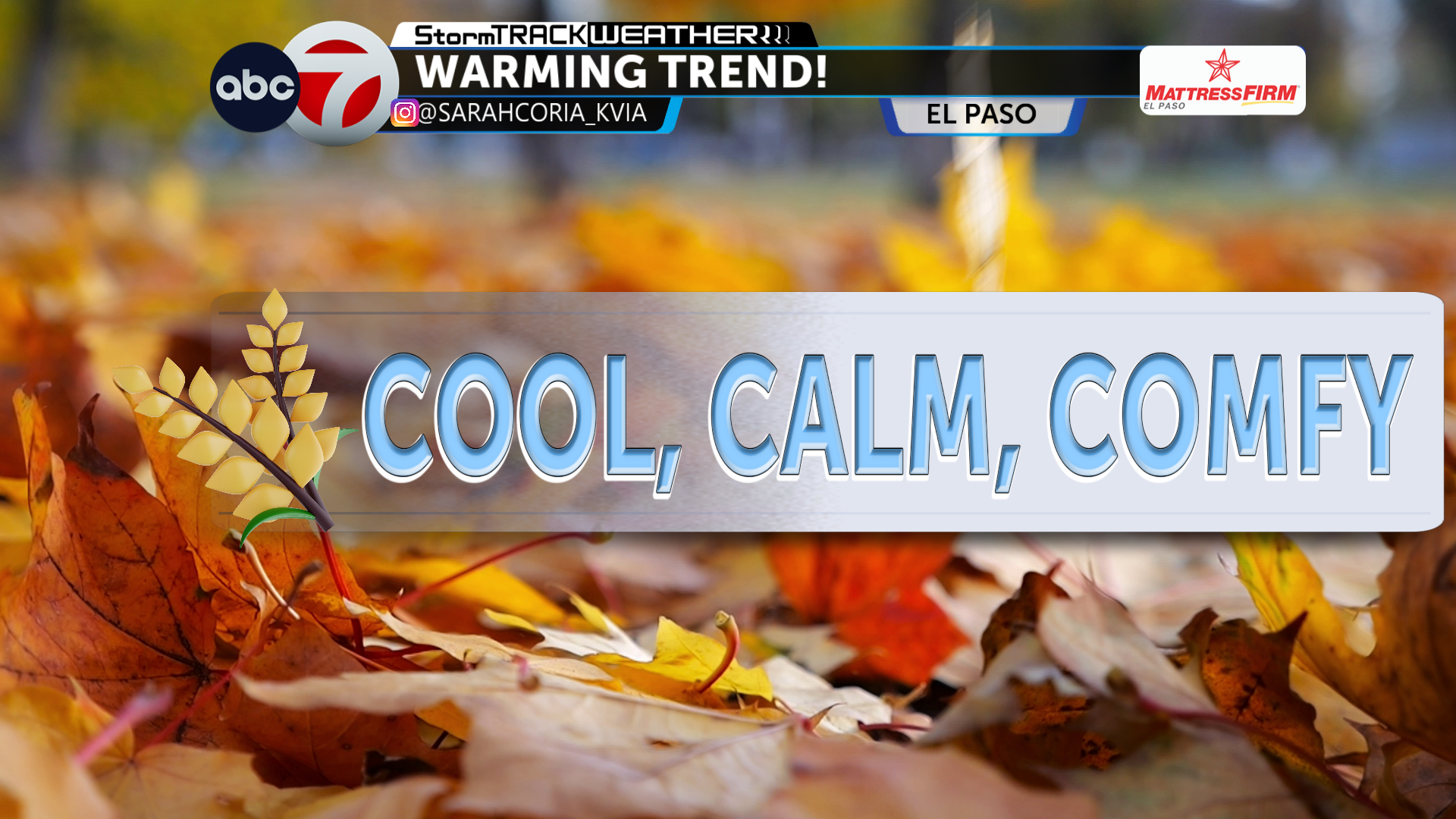 ABC-7 StormTrack Weather: Cool and comfortable Wednesday, warming trend ...