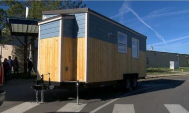 Stephanie Preston says she had been searching for the right fit for a while and not only was the Columbine tiny home exactly what she was looking for