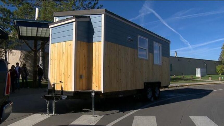 <i>KCNC via CNN Newsource</i><br/>Stephanie Preston says she had been searching for the right fit for a while and not only was the Columbine tiny home exactly what she was looking for