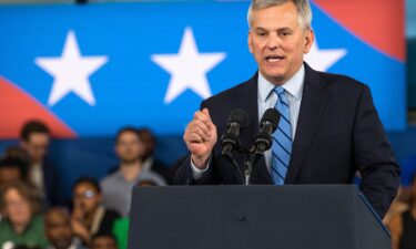 North Carolina Attorney General Josh Stein speaks in support of Vice President Kamala Harris at the Hendrick Center For Automotive Excellence on August 16