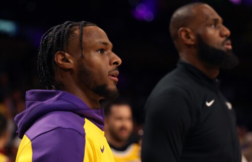 Los Angeles Lakers assigned rookie Bronny James to club's G League team.