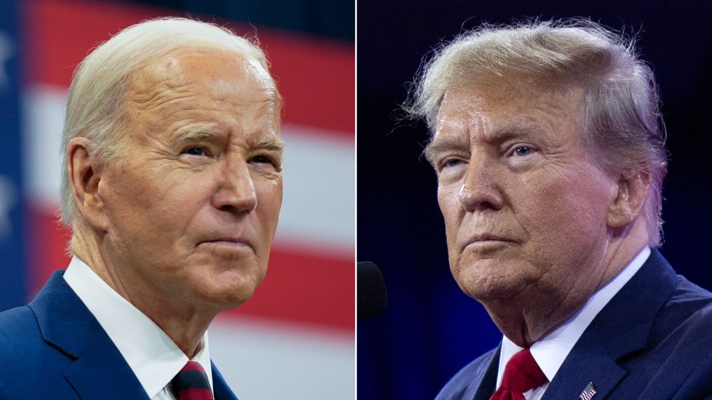 President Joe Biden and President-elect Donald Trump are pictured here.