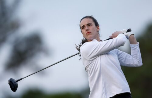 Caitlin Clark took part in a Pro-Am at Pelican Golf Club in Florida on November 13.