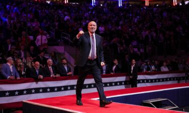 CEO of Cantor Fitzgerald Howard Lutnick attends a rally for Republican presidential nominee and former President Donald Trump