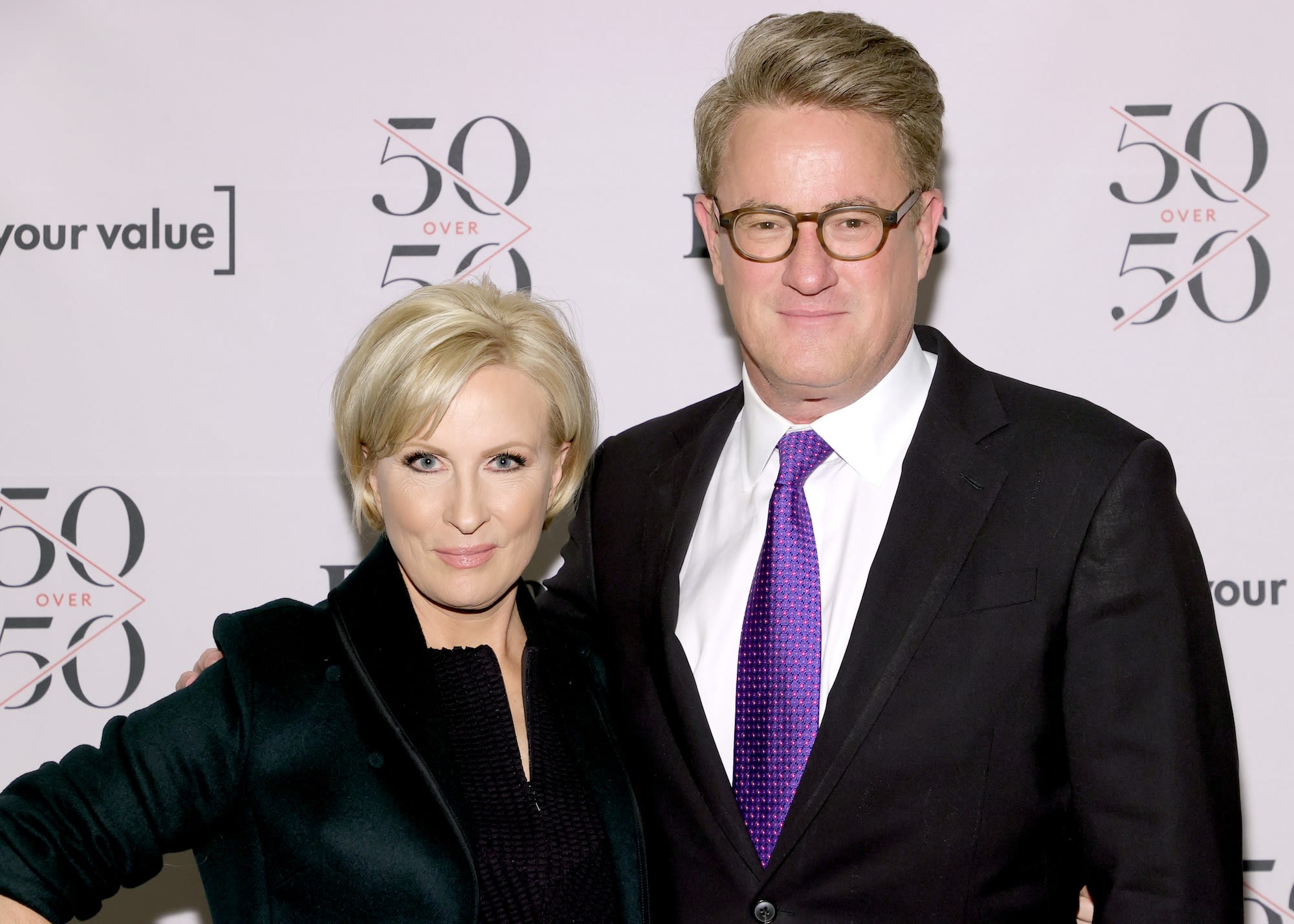 <i>Dia Dipasupil/Getty Images/File via CNN Newsource</i><br/>Mika Brzezinski and Joe Scarborough attend Forbes x Know Your Value 50 Over 50 in December 2021 in New York. Scarborough and Brzezinski announced on November 18 that they went to Mar-a-Lago last week for a meeting with President-elect Donald Trump.