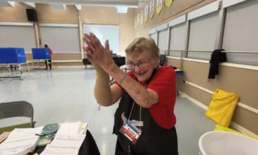 Burma Dunn has been working the polls for 22 years