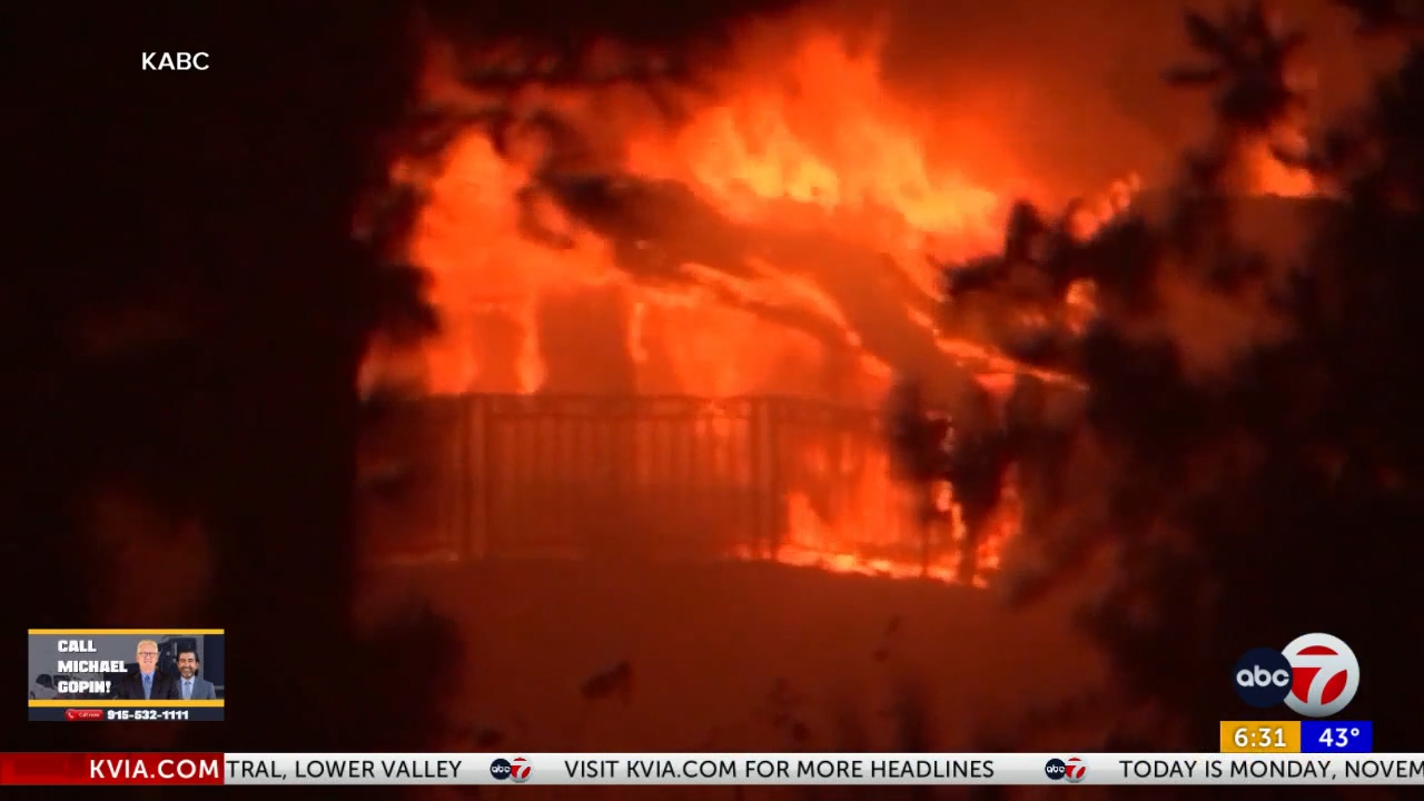 Fire crews on both US coasts battle wildfires - KVIA