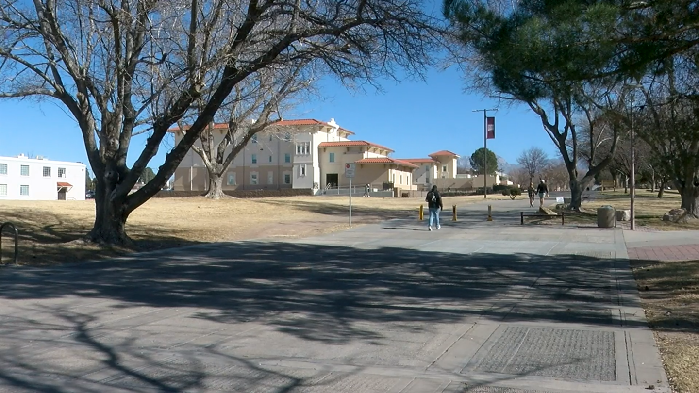 The NMSU campus earlier this year