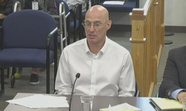 Rod Matthews at his parole board hearing in June