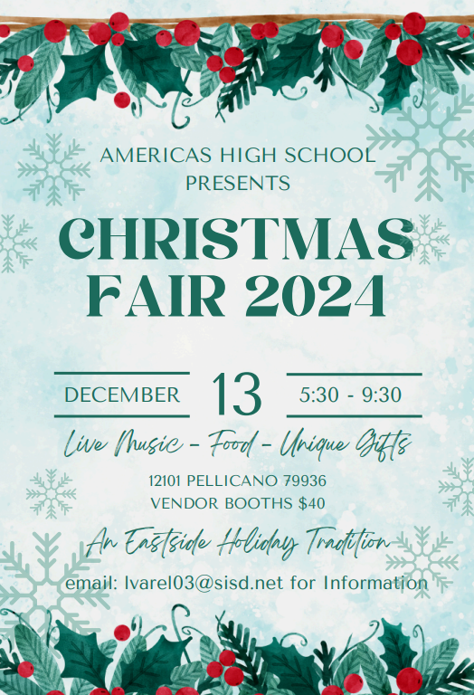 abc-7-at-4-america-s-high-school-to-host-christmas-fair-kvia