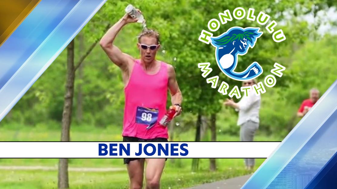 <i>KITV via CNN Newsource</i><br/>New Yorker Ben Jones has completed a marathon in all 49 states and he will run in all of them this Sunday at the Honolulu Marathon.