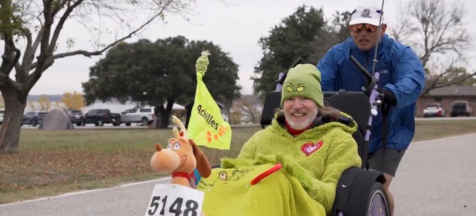 <i>KTVT via CNN Newsource</i><br/>Troy is in training for the BMW Dallas Marathon. It will be his 97th marathon. His goal is to finish 100.