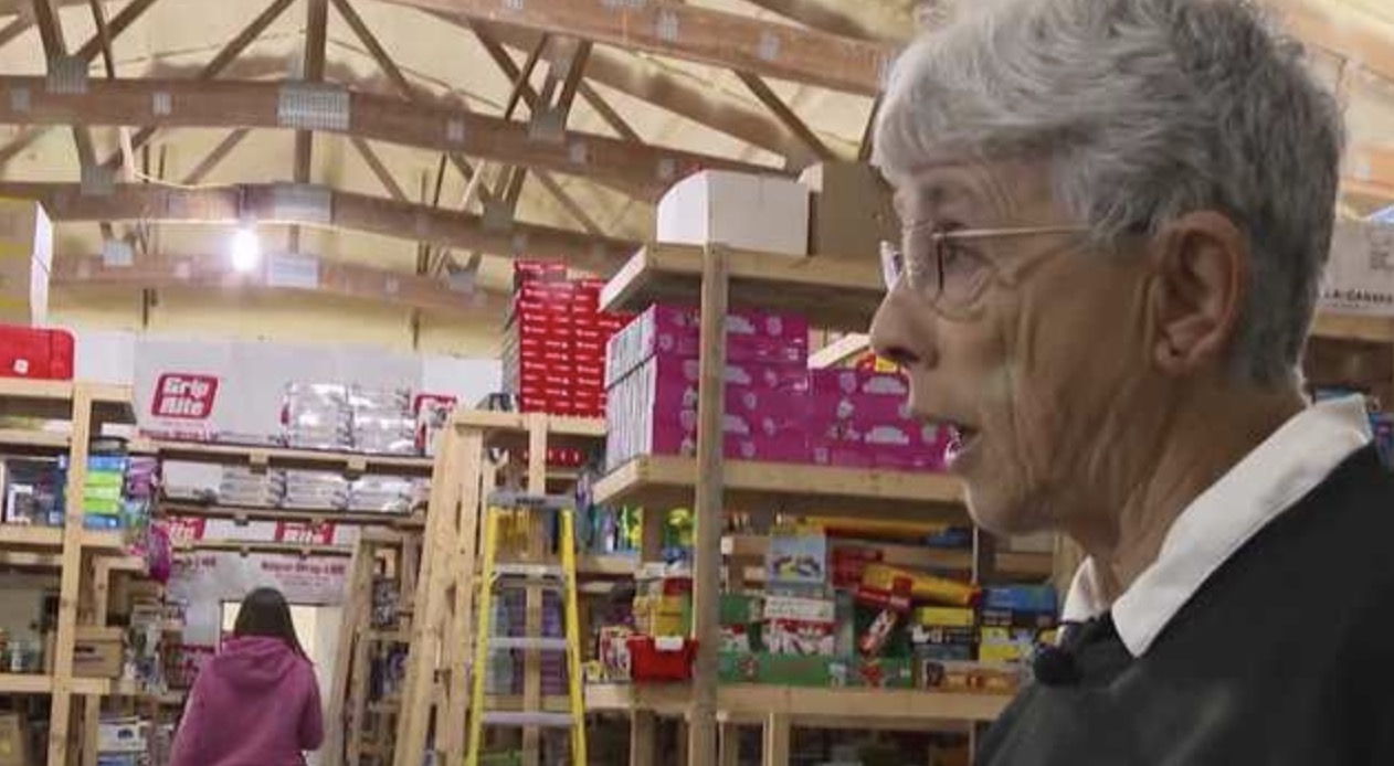 <i>KCCI via CNN Newsource</i><br/>Mary Sauter believes every child should have toys to open on Christmas. She has dedicated her life to making that happen.