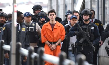 Luigi Mangione leaves at Blair County Courthouse in Hollidaysburg