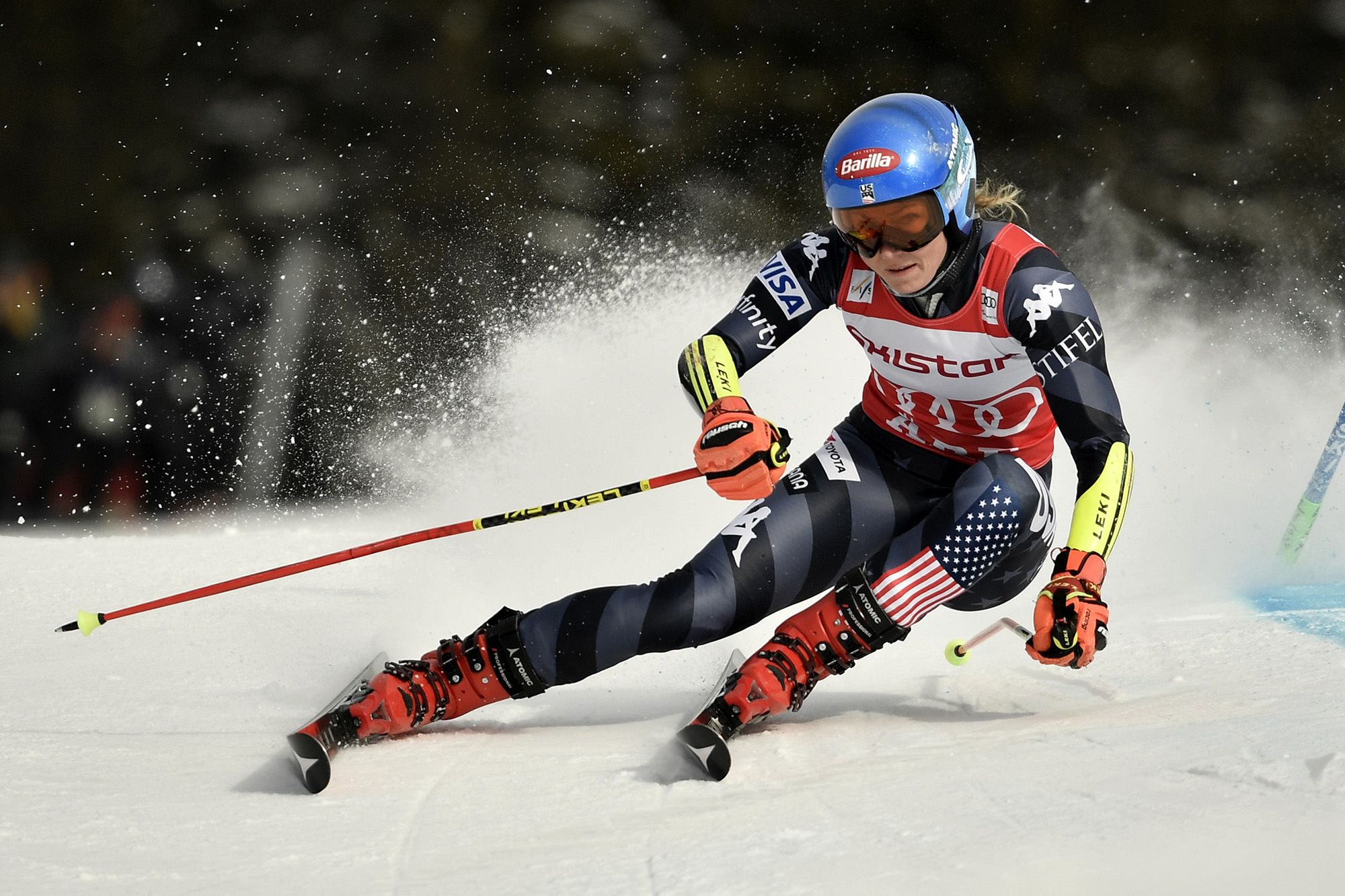 Mikaela Shiffrin feeling ‘more human’ after crashing out in giant