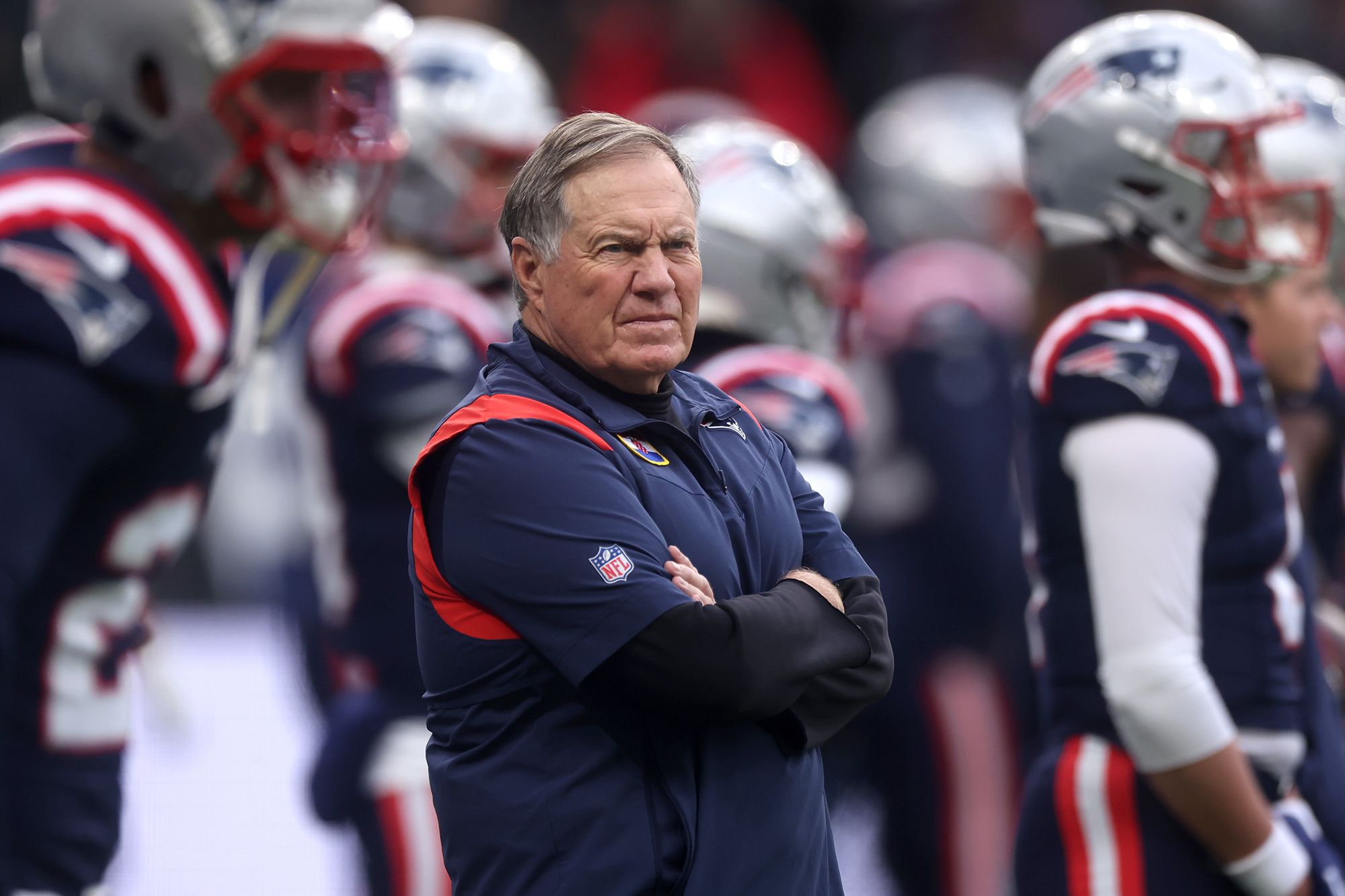 <i>Alex Grimm/Getty Images/File via CNN Newsource</i><br/>Bill Belichick led the New England Patriots to six Super Bowl victories.