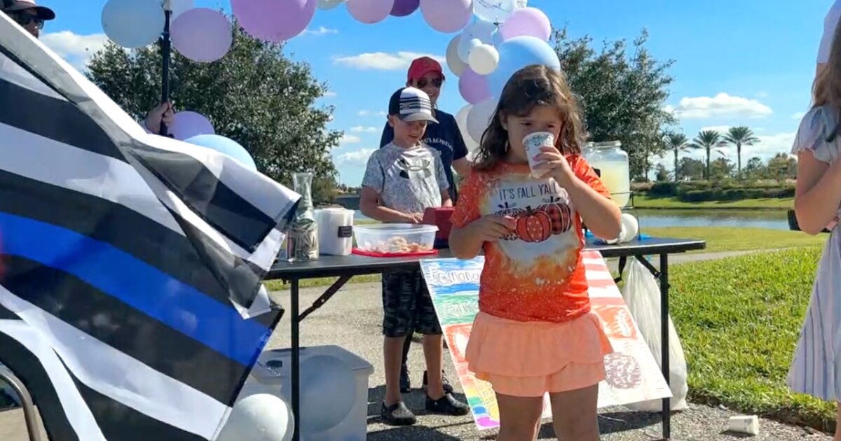 <i>WPTV via CNN Newsource</i><br/>A community is coming together to help the family of a Palm Beach County deputy killed in last week's crash on Southern Boulevard. 9-year-old Charlie Allsup wanted to help the family of Deputy Ignacio 