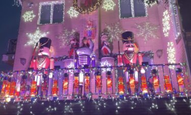 One man in Bergen Beach thrills thousands by bringing the North Pole to his front lawn.