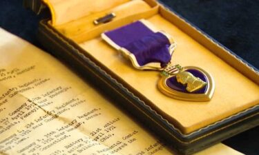 The family of an Iowa veteran was reunited with his Purple Heart Medal on Wednesday.