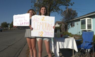 The Paulding Middle School seventh graders set up a lemonade stand near Harloe Elementary School in Arroyo Grande and raised more than $100.