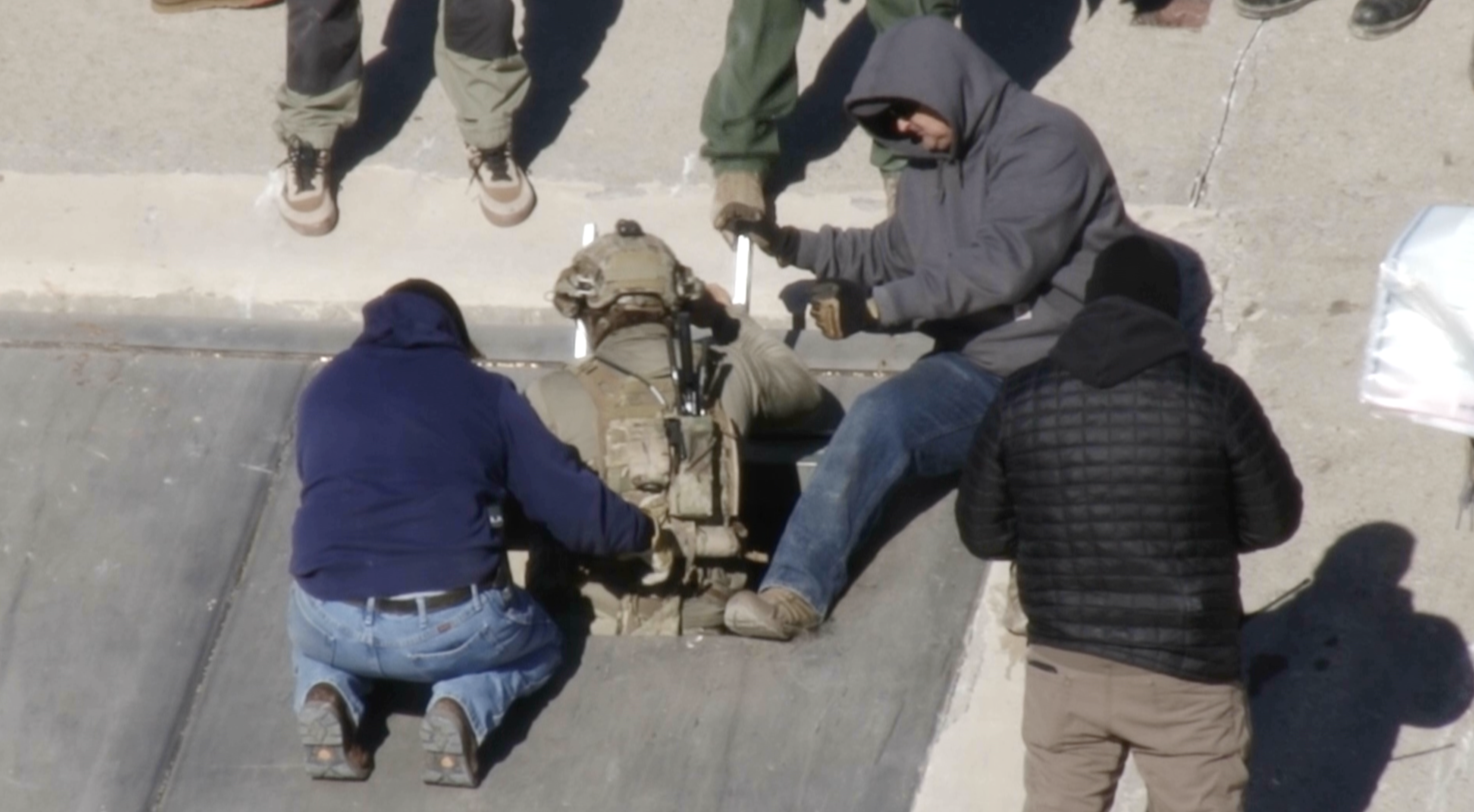 Mexican authorities and officials speak on cross-border tunnel found last  week