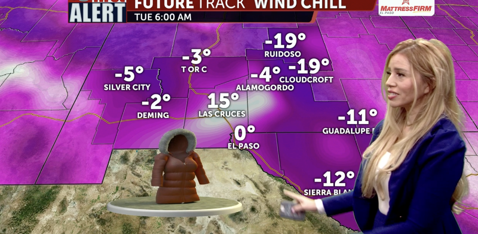 ABC-7 First Alert: Arctic air brings freezing temperatures and ...
