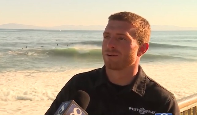 <i>KSBW via CNN Newsource</i><br/>Santa Cruz surfer Alessandro “Alo” Slebir surfed a wave just two days before Christmas that could get him the best gift a surfer could ask for: a world record for surfing the world’s largest wave.