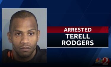 Police say 31-year-old Terell Frederick Rodgers brutally beat the mother of his child with a baseball bat at a Kissimmee motel Sunday.