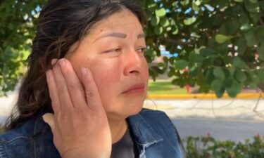 Fighting back tears