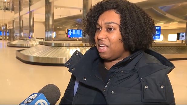 <i>WXYZ via CNN Newsource</i><br/>She was in a plane waiting to take off when the midair collision occurred. She should have taken off just before 9 p.m. That's when she started seeing flashing lights swarming the tarmac.