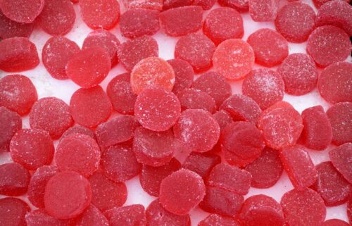 Red dye No. 3 is found in some candy