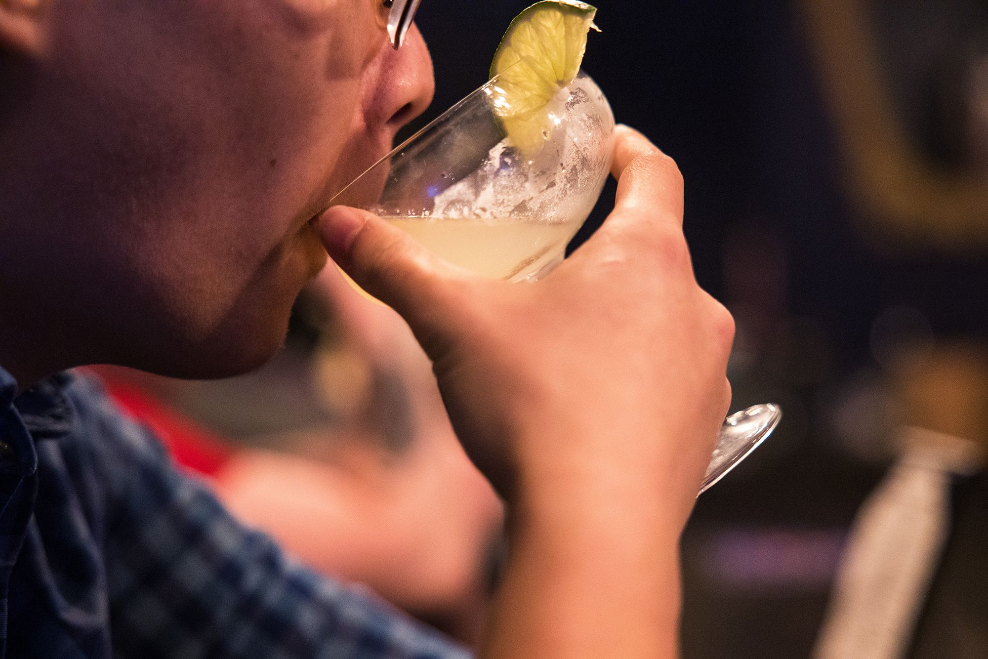 <i>Michael M. Santiago/Getty Images via CNN Newsource</i><br/>A customer enjoys a non-alcoholic beverage at Hekate Cafe and Elixer Lounge on January 20