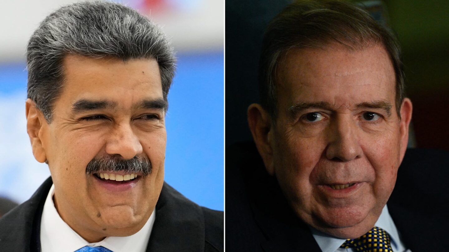 <i>Getty Images via CNN Newsource</i><br/>Venezuelan President Nicolás Maduro (left) and opposition leader in exile Edmundo González (right) both claimed victory in July’s presidential election.