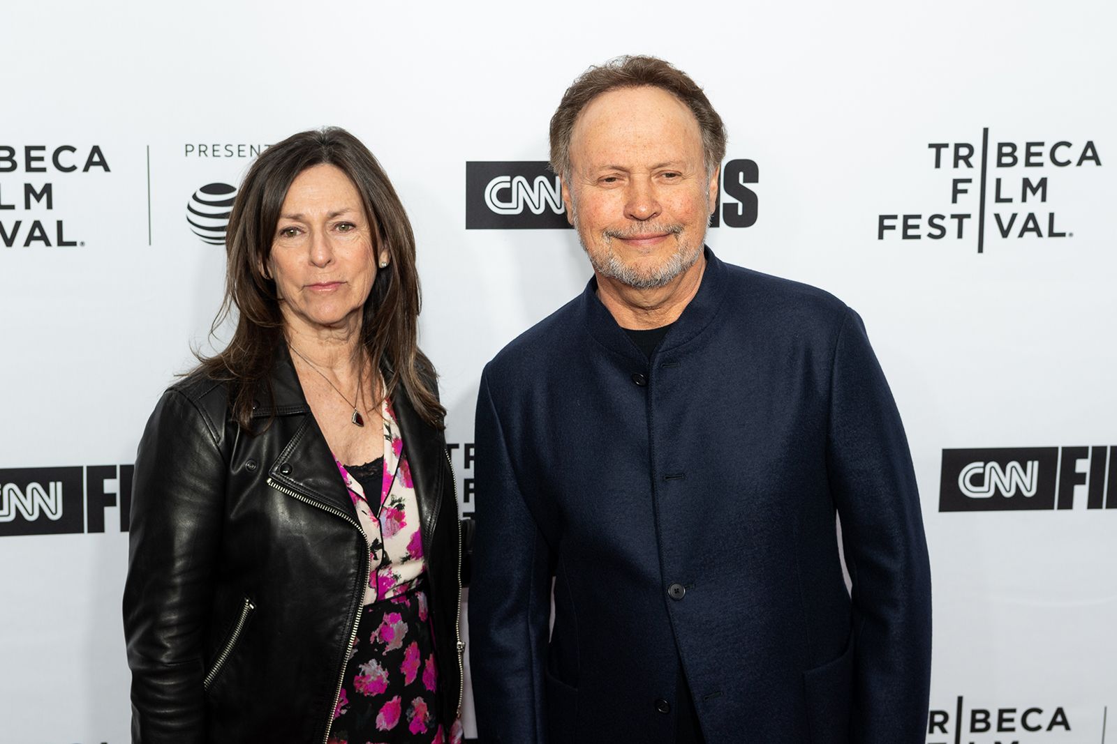 <i>Michael Brochstein/SOPA Images/LightRocket/Getty Images via CNN Newsource</i><br/>(From left) Janice Crystal and Billy Crystal in New York in 2018.