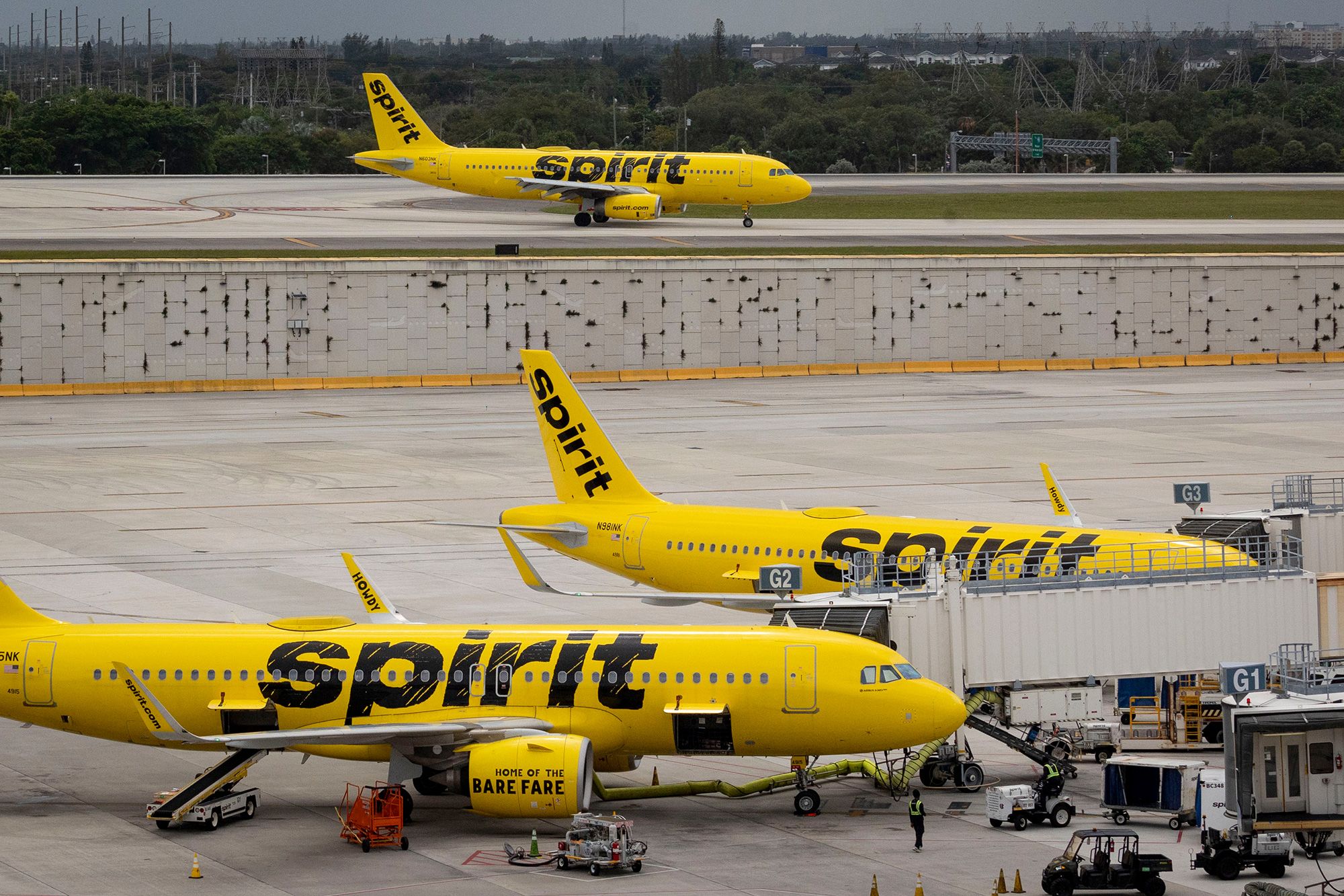 <i>Eva Marie Uzcategui/Bloomberg/Getty Images via CNN Newsource</i><br/>Spirit Airlines has updated its contract of carriage with new details related to passenger clothing and body art.