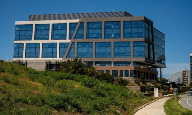 The Stripe headquarters in San Francisco is seen here in April 2024. Stripe