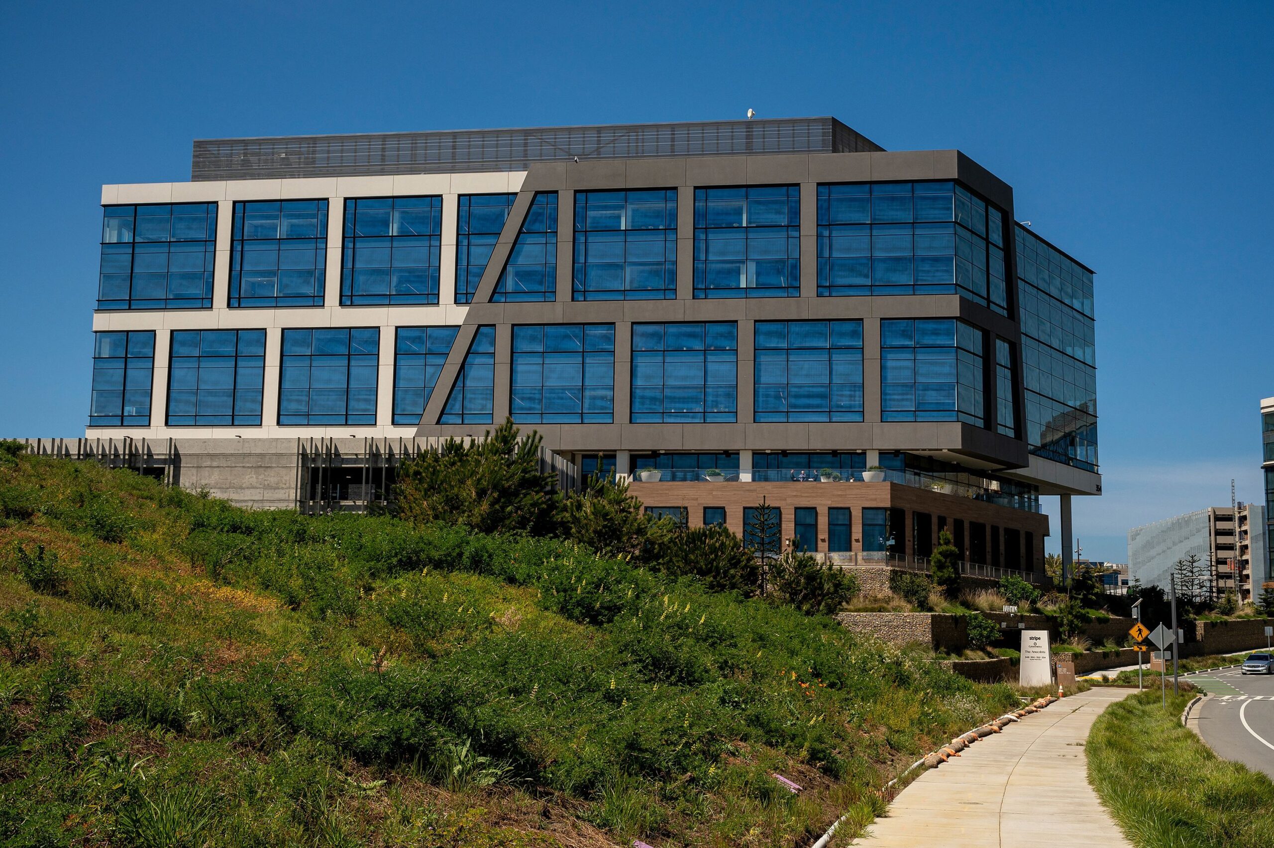 <i>David Paul Morris/Bloomberg/Getty Images/File via CNN Newsource</i><br/>The Stripe headquarters in San Francisco is seen here in April 2024. Stripe