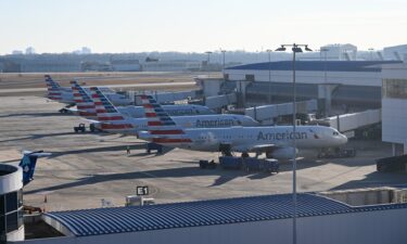 Charlotte Douglas International Airport is seen here on December 25. An American Airlines employee working at Charlotte Douglas International Airport was struck and killed by a ramp vehicle while on the tarmac on January 27.