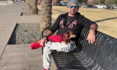 An Arizona man’s trip to help wildfire victims took an unexpected turn when he received a text that stopped him in his tracks: “I found your dog.”