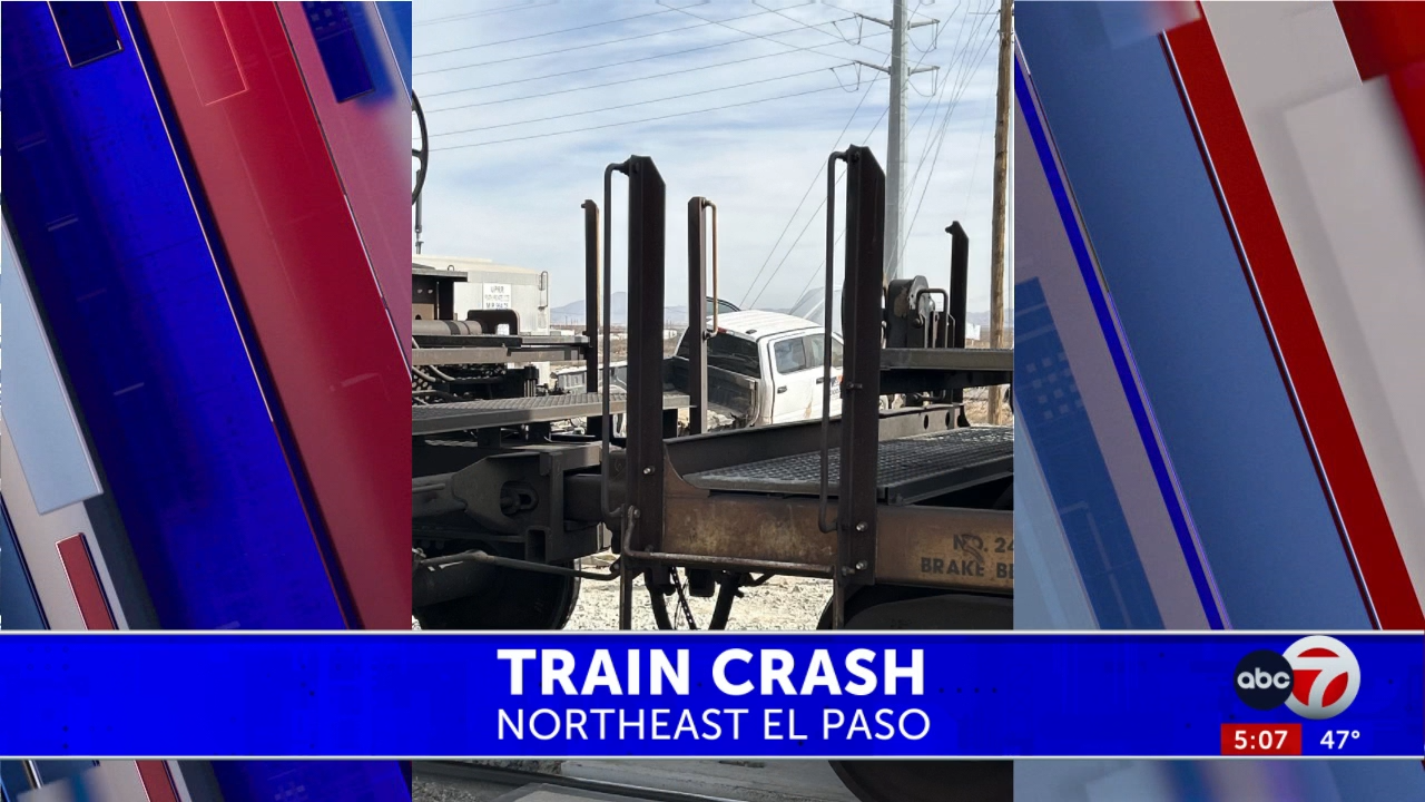 One person injured after truck collides with train - KVIA