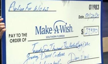 Originally setting a goal to raise $5