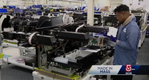 <i>WCVB via CNN Newsource</i><br/>Inside a massive 450