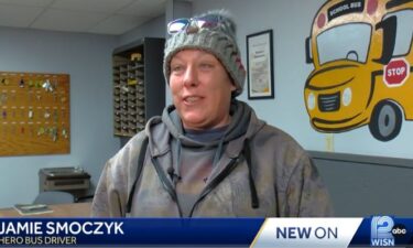Jaime Smoczyk is being hailed as a hero after saving a choking child.