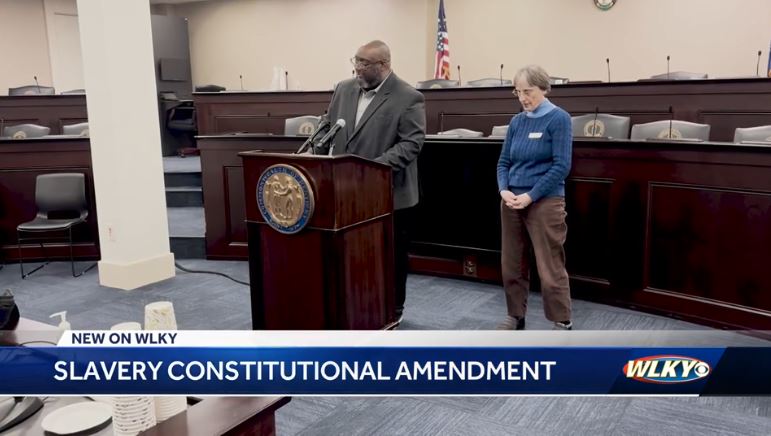 <i>WLKY via CNN Newsource</i><br/>House Bill 121 proposes to remove a punishment clause from a section of the state constitution that allows slavery and involuntary servitude for those behind bars.